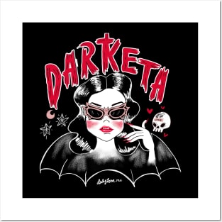 Darketa is the lover for goth music Posters and Art